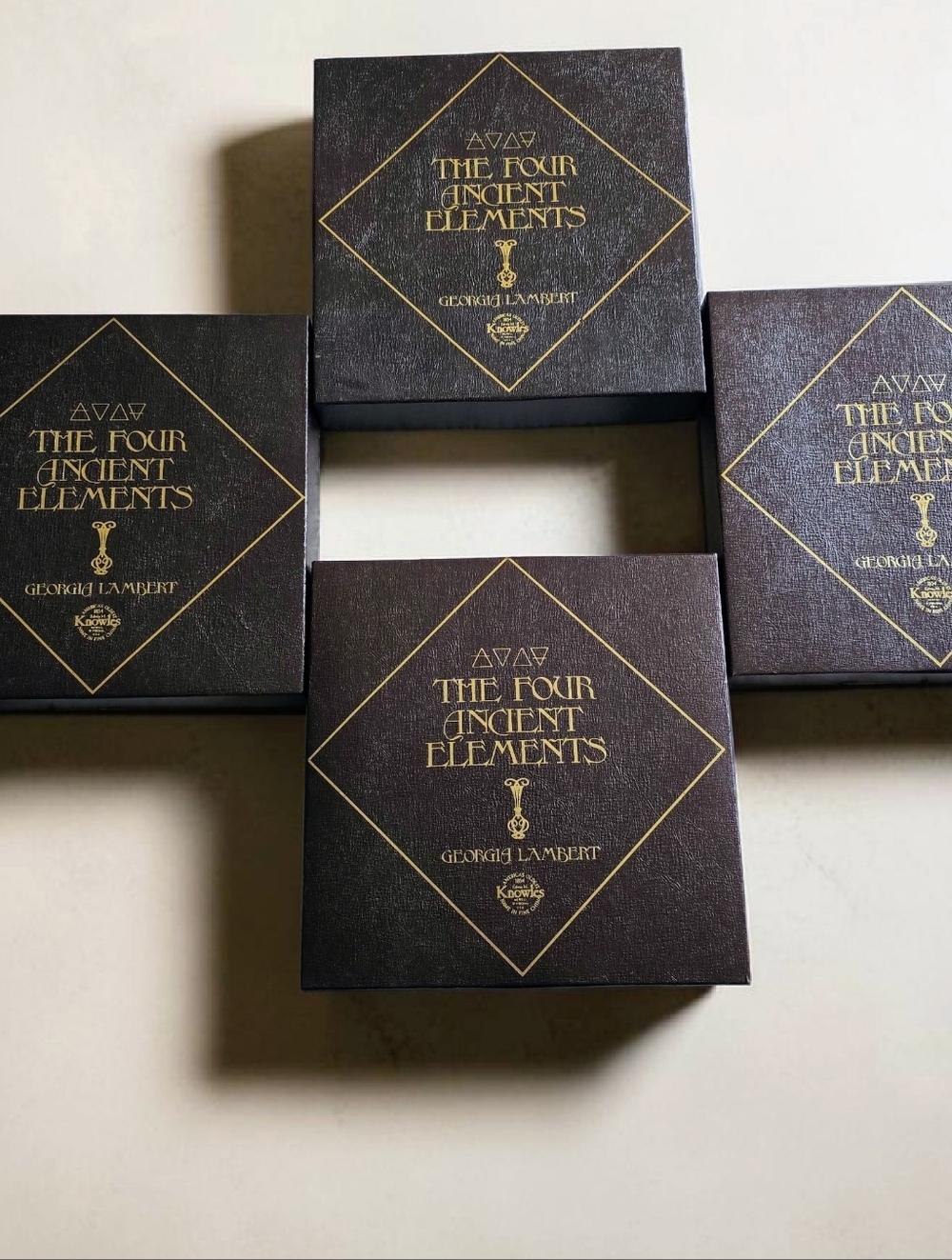 Knowles-The Four Ancient Elements Collector Plates by Georgie Lambert